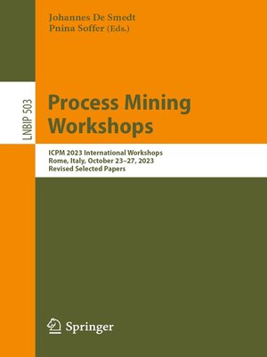 cover image of Process Mining Workshops